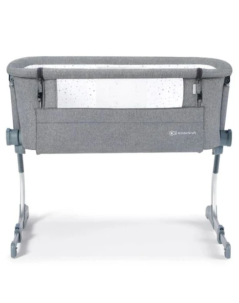 Kinderkraft Uno Up Anne Yanı Beşiği - Grey Melange - 2