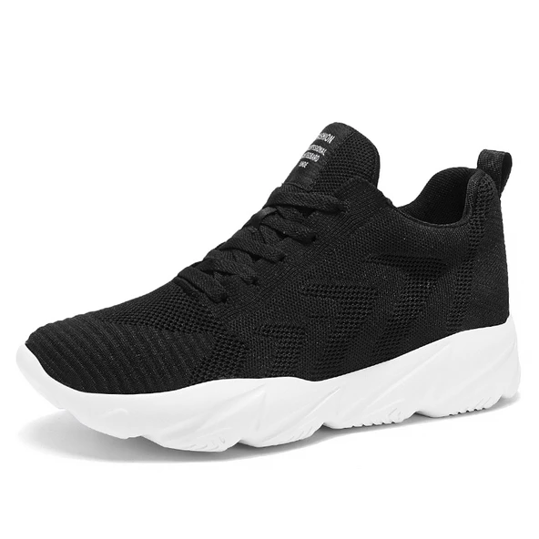 Unisex Yüksek Tabanlı Spor Ayakkabı (Siyah)