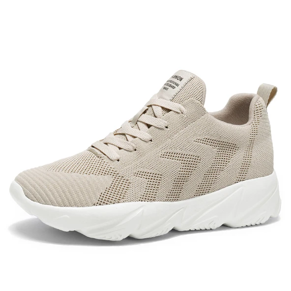 Unisex Yüksek Tabanlı Spor Ayakkabı (Haki)