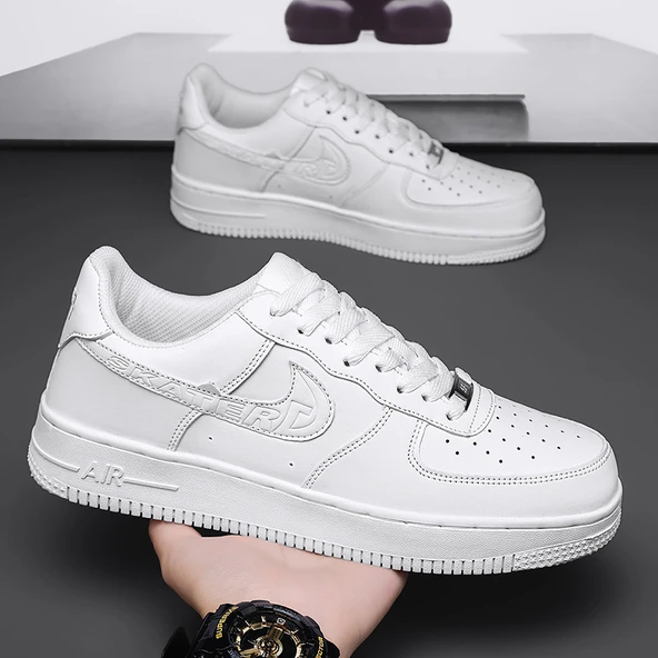 Unisex Spor Ayakkabı (Saf Beyaz)