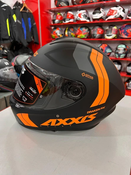 AXXIS DRAKEN S SLIDE B4 TURUNCU FULL FACE XL BEDEN - 3