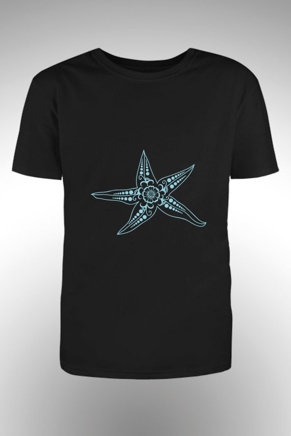 Deniz Yıldızı Baskılı t-shirt