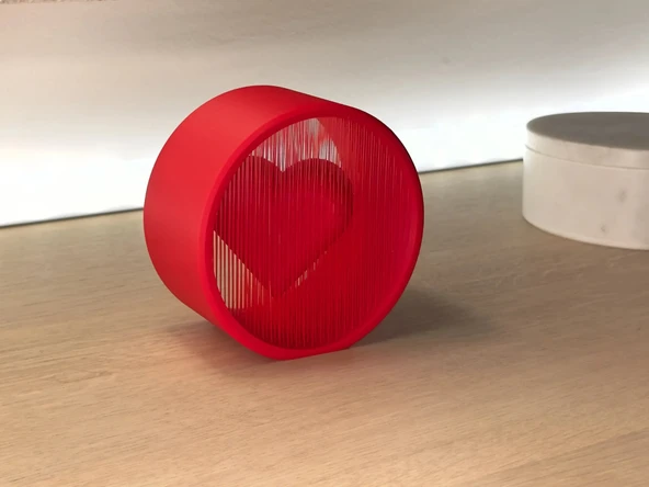 3D DEKORATİF ASKIDA KALP