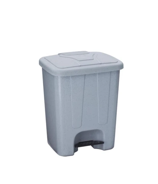 Omnipazar SY-4255 40 lt Köşeli Pedallı Plastik Çöp Kovası (İç Kovasız) - 9