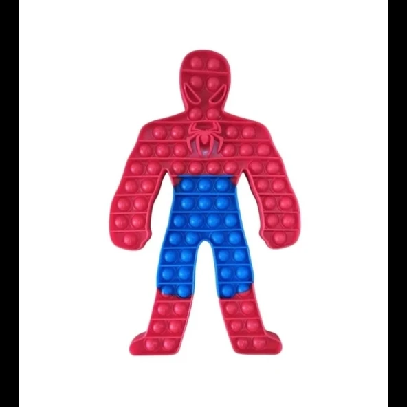 Push Bubble Örümcek Adam Fidget Popit Dev Spiderman 30 Cm