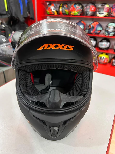AXXIS DRAKEN S SLIDE B4 TURUNCU FULL FACE XL BEDEN - 7