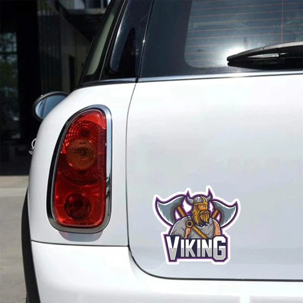 Viking 2 Sticker 10x10 cmRenkli Sticker - 2