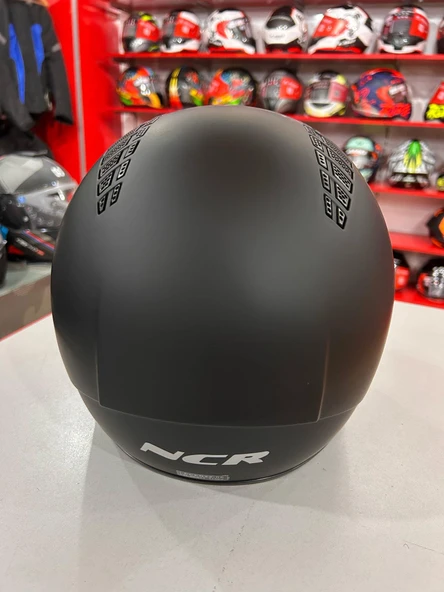 NCR AİR YARIM KASK MAT SİYAH (ECE BELGELİ) XL BEDEN - 3