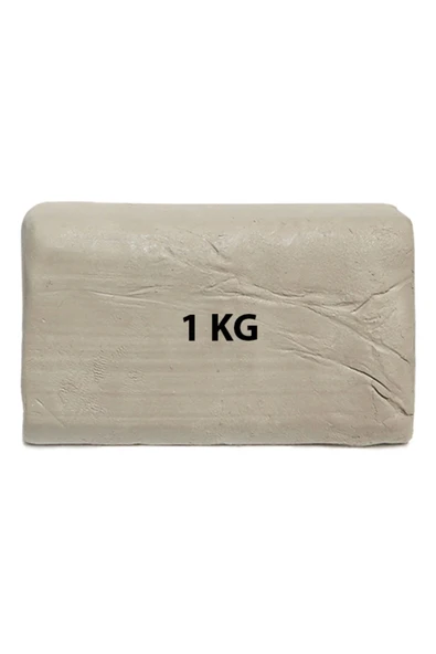 Beyaz Kil Seramik Hamuru 1000 gr Beyaz Seramik Hamuru 1 Kg Doğal Kil Çamuru 1000 gram Oyun Çamuru ürün görseli
