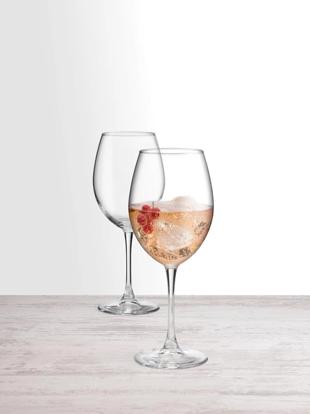 Paşabahçe 44738 enoteca ayaklı bardak kadeh - 6 lı ayaklı bardak 615cc