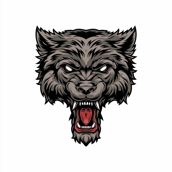 Bozkurt Sticker 10x10 cmRenkli Sticker