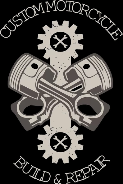 Custom Motorcycle Sticker 10x10 cmRenkli Sticker ürün görseli