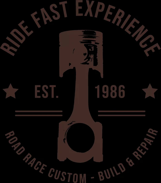 Ride Fast Experience Sticker 10x10 cmRenkli Sticker - 1