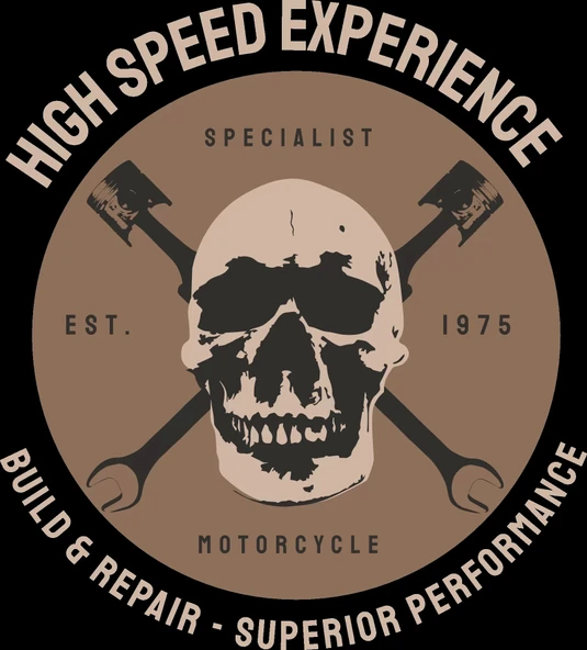 Kurukafa Specialist Motorcycle Sticker 10x10 cmRenkli Sticker ürün görseli