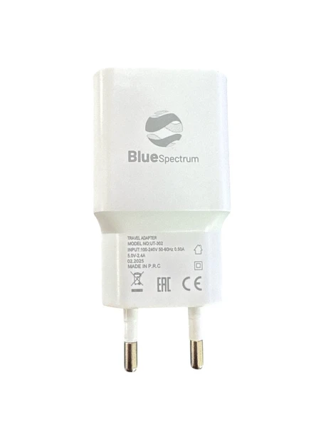 Blue Spectrum 10W 2.4A Şarj Başlığı USB Çıkışlı