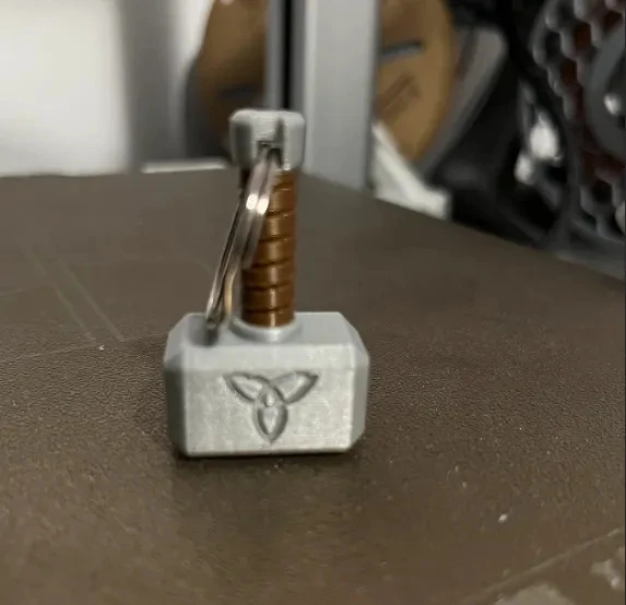 3D BASKI MJOLNIR- THOR'UN ÇEKİCİ ANAHTARLIK