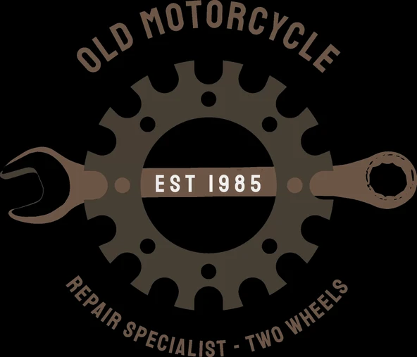 Old Motorcycle Sticker 10x10 cmRenkli Sticker - 1