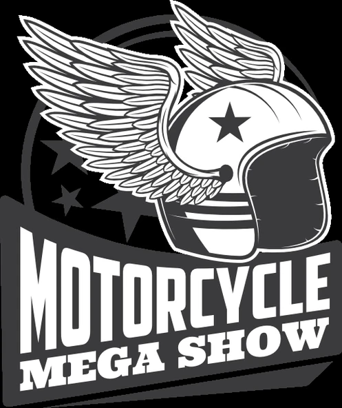 Motorcycle Mega Show Sticker 10x10 cmRenkli Sticker