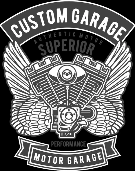 Custom Garage Sticker 10x10 cmRenkli Sticker