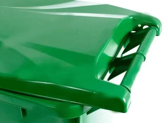 Omnipazar SY-6506 Eko Tekerlekli Kapaklı Plastik Çöp Konteyneri 120 lt - 8