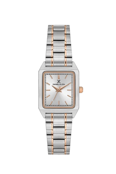 DANIEL KLEIN DKF.2315A GÜMÜŞ ROSE BİCOLOR KÖŞELİ KADIN KOL SAATİ ürün görseli