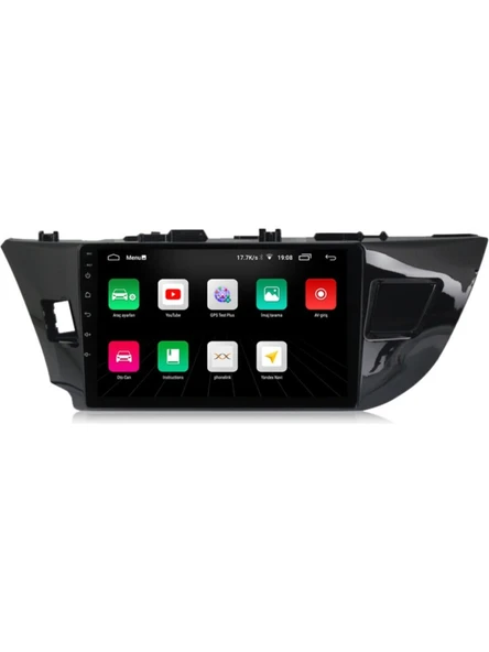 For-x Toyota COROLLA(2014-2016)-10.1'' ANDROİD-4GB/64GB-ÖN Kayıt Kamera Dvr-Kablosuz Car Play-Harici Mikrofon-Wifi-Bt-Fm-Mp3-Mp5-Hd Kamera Hediye - 2