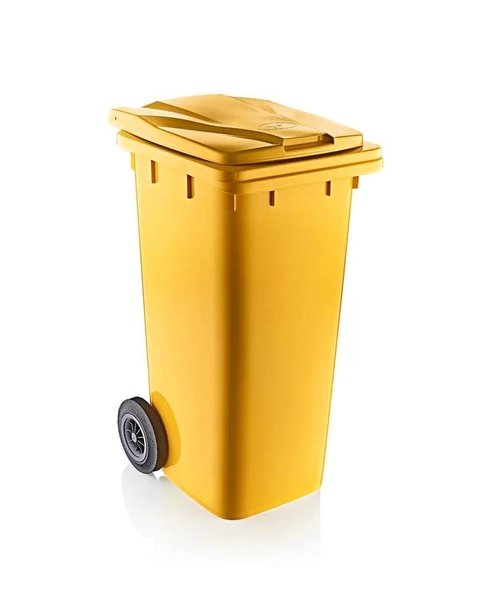 Omnipazar SY-6506 Eko Tekerlekli Kapaklı Plastik Çöp Konteyneri 120 lt - 9