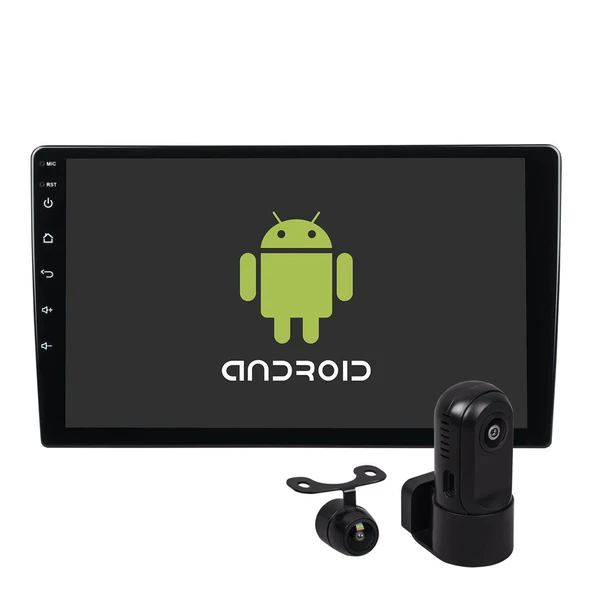 For-x Toyota COROLLA(2007-2013) 9'' Android-4gb RAM-64GB-ÖN Kamera Kayıt Dvr-Harici Mikrofon- Car Play-Wifi-Fm-Mp3-Bt-Mp5-Hd - 4