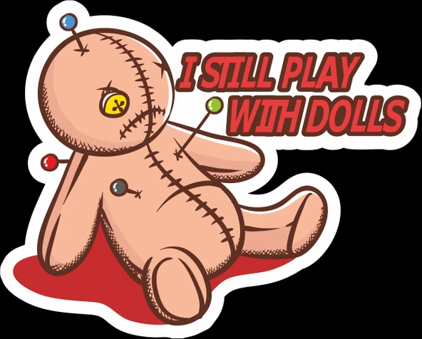 Oyuncak Sticker 10x10 cmRenkli Sticker ürün görseli