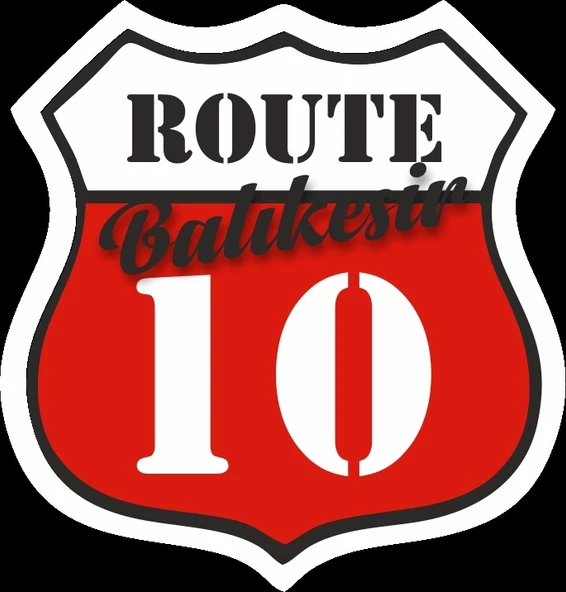 10 Balıkesir Sticker 10x10 cmRenkli Sticker