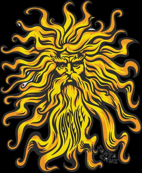 Zeus Sticker 10x10 cmRenkli Sticker
