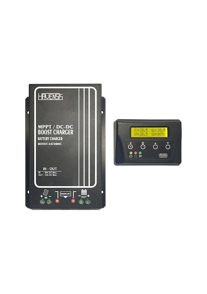 Havensis BOOST MPPT 24-72V Elektrikli Bisiklet Akü İçin Dijital Ekranlı Solar Sarj Cihazı