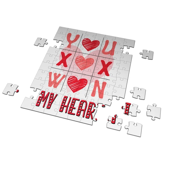 You  Won My Heart Romantik Temalı 99 Parça Puzzle Yapboz - 02