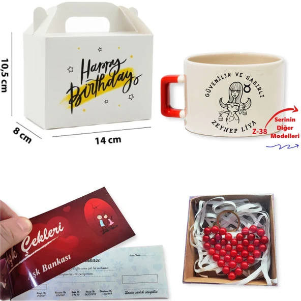 Kişiye Özel Burç Tasarımlı Hediye Kutuları, Hediye Setleri, Burçlu Hediye Kutusu Z1 Serisi