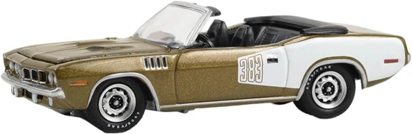 Greenlight 1971 Plymouth Cuda Convertible Model Araba