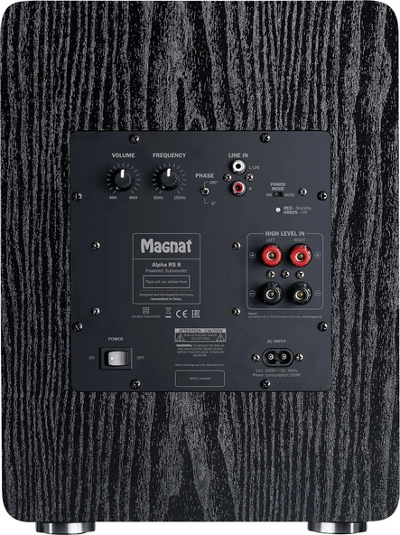 Magnat Alpha RS 8 Siyah Subwoofer - 2
