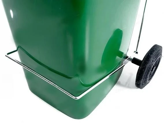 Omnipazar SY-6507 Pedallı Tekerlekli Kapaklı Plastik Çöp Konteyneri 120 lt - 7