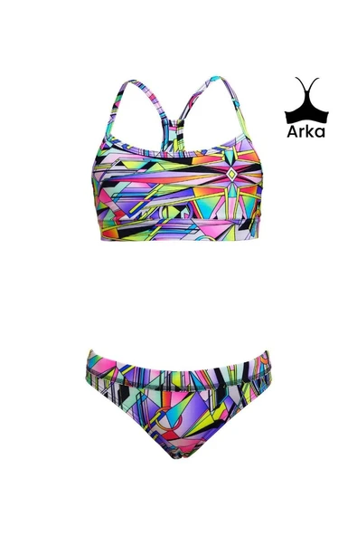 Funkita Scissor Kick Kız Çocuk Crop Bikini Takımı