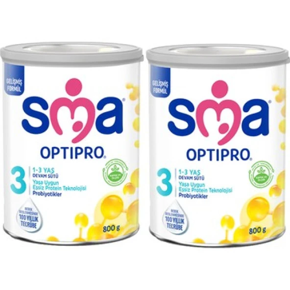 SMA Optipro 3 Probiyotik Devam Sütü 400 gr 4 Adet