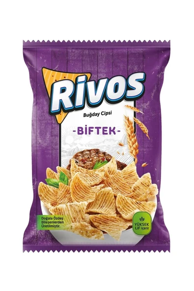 Rivos Biftek Buğday Cips 56 g e