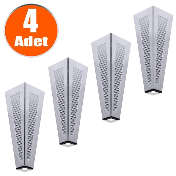 Mobilya Kanepe Koltuk Sehpa Tv Ünitesi Ayağı 14 Cm Krom Metal Ayakları (4 ADET)