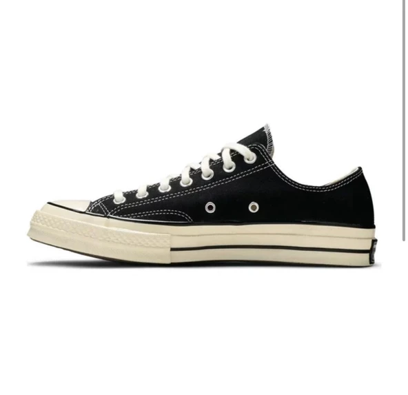CONVERSE CHUCK TAYLOR ALL-STAR 70 OX BLACK WHITE - 4