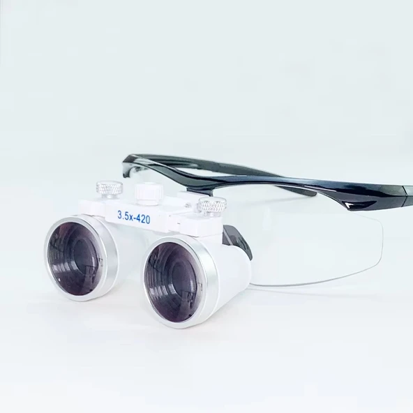 Cerrahi Binoküler Orjinal Loupes Gözlük - 3.5x Büyütme Cerrahi Büyüteç - 2