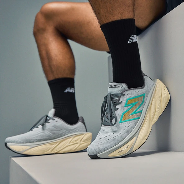 New Balance Fresh Foam x More V5 - Brighton Grey Calcium Cyber Jade