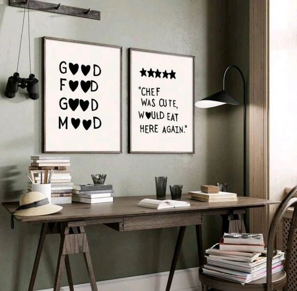 3'lü Duvar Tuval Poster 1 - 5
