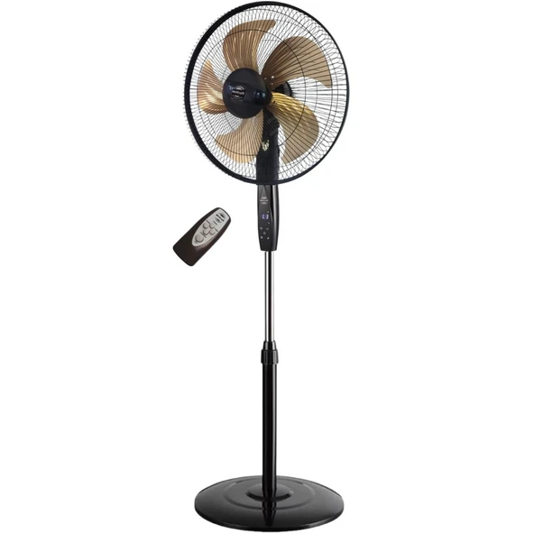 MirKraft FS-K5018 18'' DC Motor 5 Metal Kanatlı Uzaktan Kumandalı Ayaklı Vantilatör