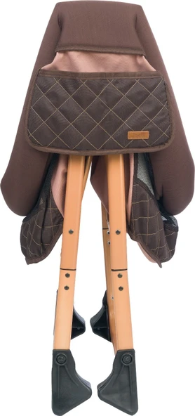 Joell Anne Yanı Katlanır Beşik / Siyah-Füme - 5