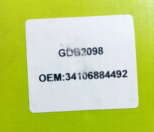 BMW , MİNİ ,FREN BALATA ÖN 4 ADET GDB 2098 - 5