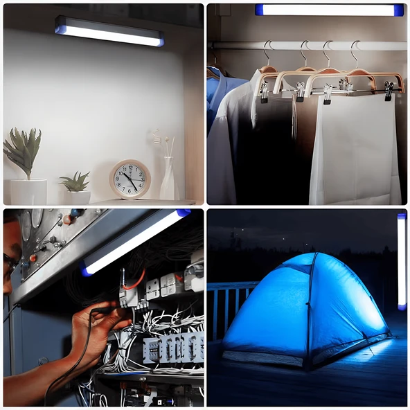 CBK BK-500 ŞARJLI IŞILDAK LAMBA 3 MODLU, MIKNATISLI, BEYAZ IŞIK - Resim 10