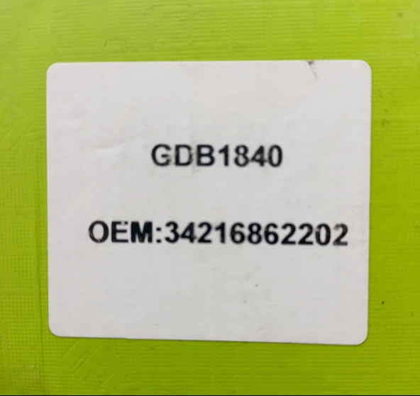 BMW,ALPİNA FREN DİSK BALATA ARKA 4 ADET GDB 1840 - 5